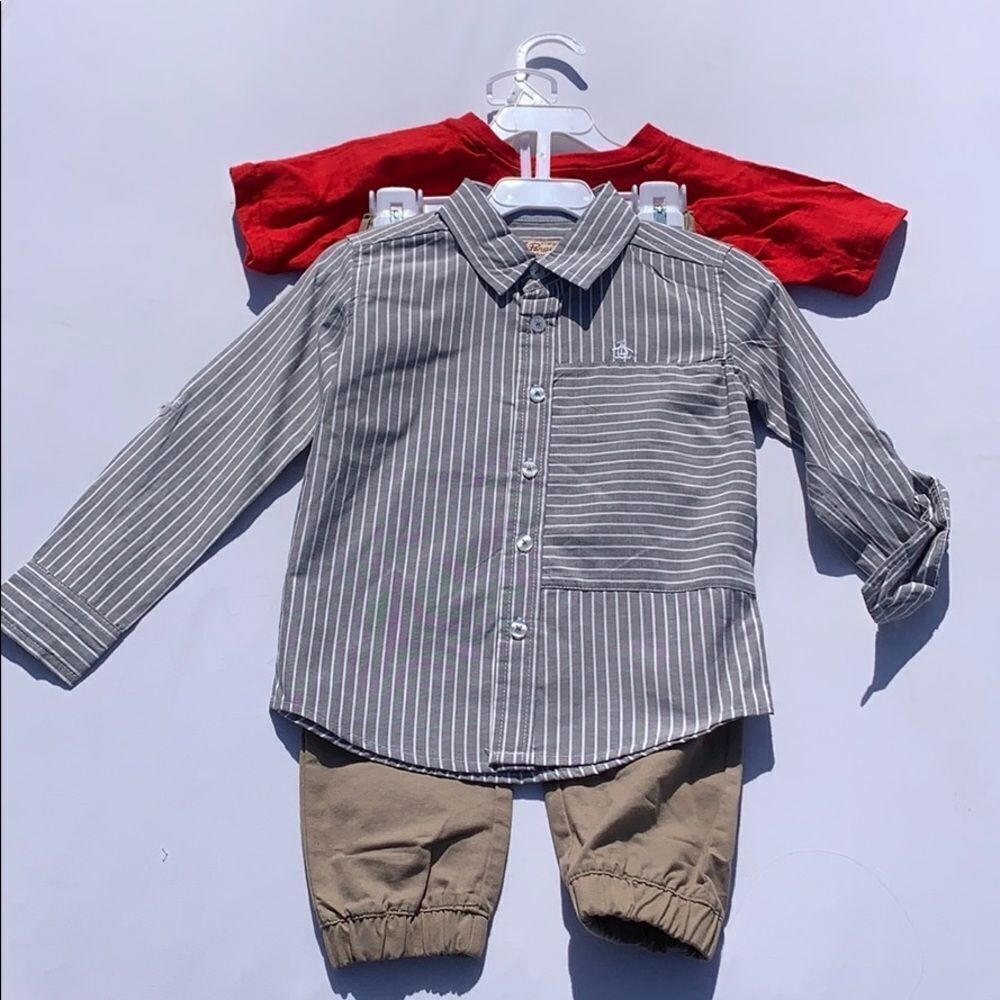 Original Penguin 3pc set Boys Size 4 NWT